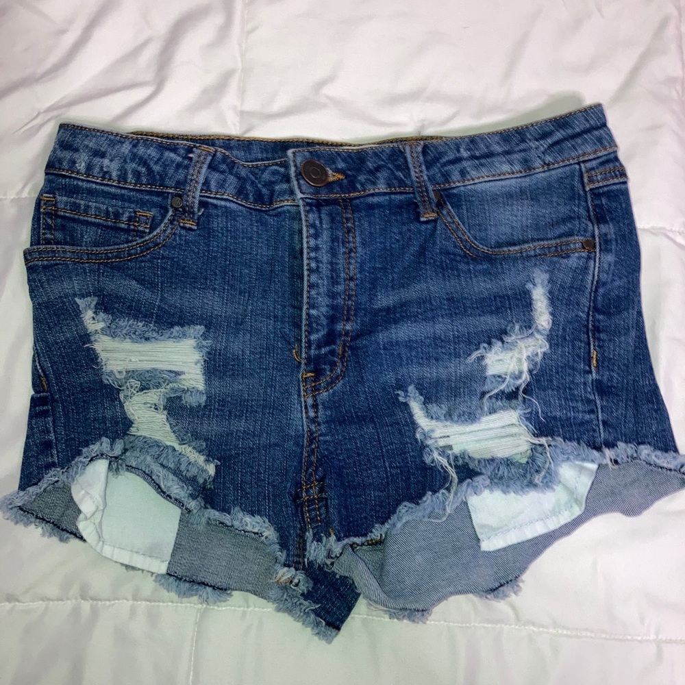 RSQ Ripped Jean Shorts